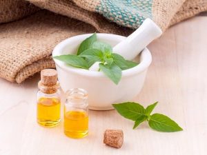 aroma massage setup with oil and herbs at massage centre in Islamabad